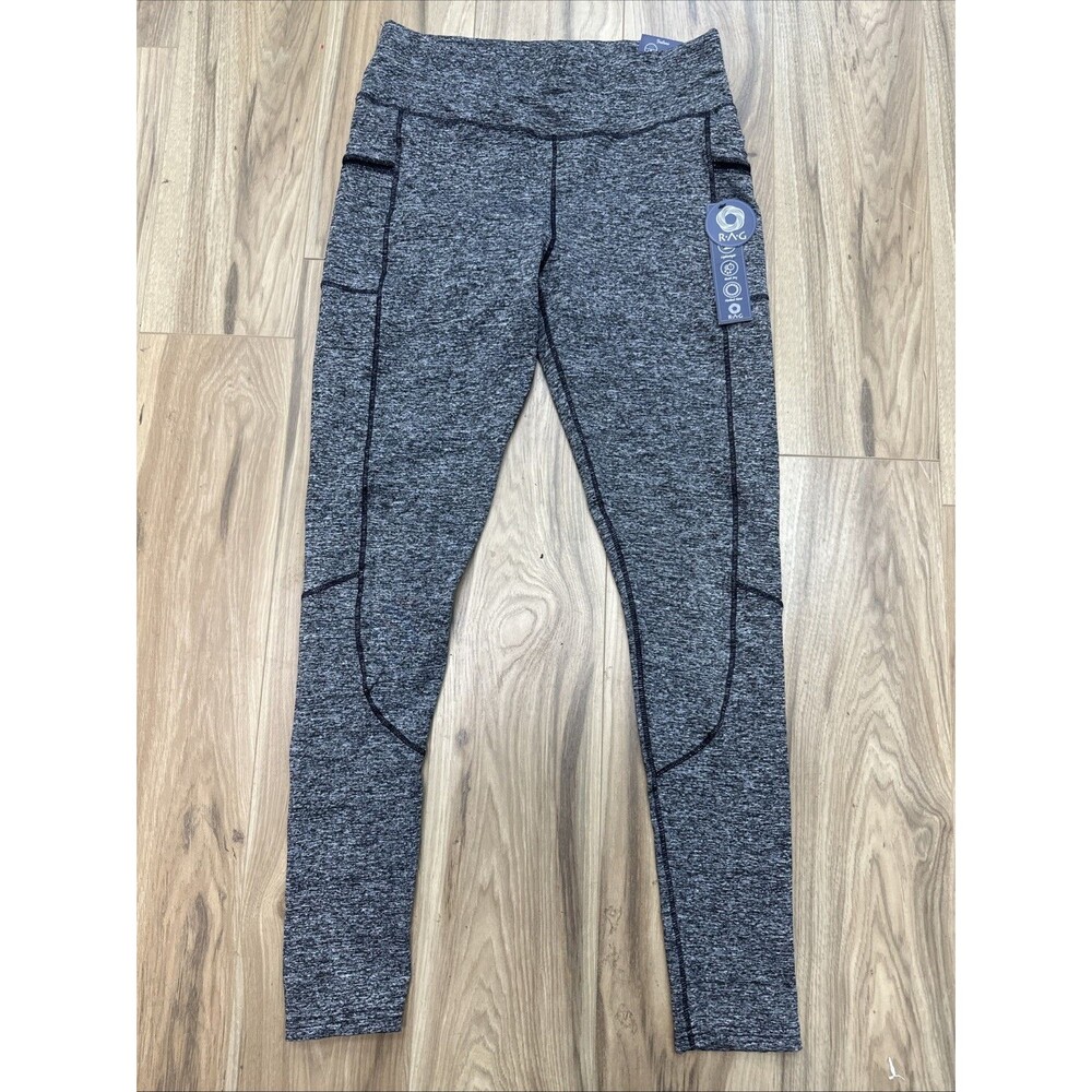 R.A.G. Women’s Active  28” Leggings Size Large Gray